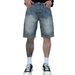 Men’s Vintage Washed Denim Shorts – Retro American Style, Slim Fit & Breathable (S-3XL)_mkmklike.com