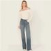 Women's Clothing Straight Leg Jeans - Mid Rise Cotton Stretch Denim Pants For Casual & Office Wear (Light Blue, XS-5XL)_mkmklike.com