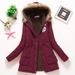 Women's Clothing 2024 Winter New Medium Long Cotton Coat Women's Large Fur Collar Lambskin Coat Plus Velvet Thickening Loose Cotton Clothes Trendy_mkmklike.com