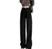 Women's Summer Thin Light Blue Wide Leg Jeans High Waist Slimming Loose Fit Straight Leg Floor Length Pants Plus Size_mkmklike.com