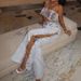 Diamond-Embellished Wide-Leg Jeans – Sexy Side Cutout, Relaxed Mid-Rise Fit, Long Flowy Silhouette (Y2K Aesthetic, Trendy Statement Pants)_mkmklike.com