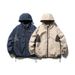 Outerwear 2024 Spring Japanese Retro Outdoor Functional Men's Trendy Color Block Embroidered Hooded Jacket_mkmklike.com