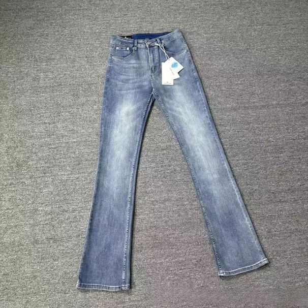 Vintage Wash Black Bootcut Jeans For Men & Women - Cleanfit Stretch Denim Pants With Flared Hem, Mid Rise Comfort Fit, Classic DC Style 517_mkmklike.com