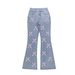 Women's Clothing High Waisted Stretch Skinny Flared Jeans, New Style, Hip Lifting Denim Jeans, Street Style, Bow Tie, Slim Fit, With Pockets._mkmklike.com