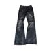 Men's Clothing High Street Style Jeans Trendy Heavy Duty Ripped Motorcycle Style Slightly Flared Trousers_mkmklike.com