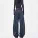 American High Street Design Curved Knife Jeans Women 2025 Spring And Autumn Loose Wide Leg Banana Sickle Pants For Men_mkmklike.com