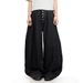 American High Street Scimitar Jeans Men's Button Front Loose Wide-Leg Vibe Trendy Brand Silhouette Scythe Pants_mkmklike.com