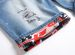 "Men's Distressed Denim Shorts – Vintage Washed Five-Pocket Streetwear With Mid Waist Comfort (Sizes 28-42, Blue/Black)"_mkmklike.com