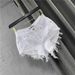 White Denim Sexy Low Waisted Ripped Hot Pants European Style Frayed Hem A Line Shorts Summer 2026 New Women's Clothing_mkmklike.com