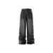Men's Clothing Unisex High Street Patchwork Striped Star Appliqué Straight Leg Jeans Distressed Flared Wide Leg Floor Length High Street_mkmklike.com