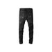 Men's Clothing Street Hip Hop Fashion Skinny Ripped And Distressed Jeans Men's Slim Fit Ripped Distressed Skinny Jeans For Hip Hop Streetwear Fashion_mkmklike.com