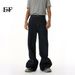 EF JEANS | 2025 Spring New American Niche Personality Design Deconstruction Wide Leg Straight Jeans Trendy Men_mkmklike.com