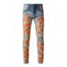 Men's Clothing Star Jeans Men's Stretch Pants Slim Light Blue Jeans Men's Wear 824_mkmklike.com