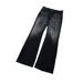 Men's Washed Denim Jeans – Loose Fit, Multi-Pocket & Embroidered Design (S-XXL, Black)_mkmklike.com