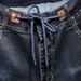 Large Size Men's Ribbed Elastic Elastic Waist Straight Jeans Men's Fattened Plus Size Washed Business Jeans Men's_mkmklike.com