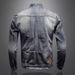 Loom Trendy Men's Denim European And American Casual Large Size Stand Collar Zipper Cycling Motorcycle Jacket Retro Blue_mkmklike.com