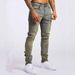 Washed Jeans Men Vintage Pencil Pants Mid Waist Pockets Button Zipper Fly Basics Ankle Length Trousers 2025 Casual Denims_mkmklike.com