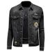 Loom European Station Spring And Autumn New Badge Embroidered Jacket Men's Slim Fit Korean Style Casual Denim Coat_mkmklike.com