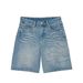 Men's Retro Letter Print Denim Shorts Mid-Length Casual Streetwear Five-Pocket Pants Summer Fashion European American Style_mkmklike.com