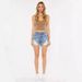 Non Stretch Jeans For Women In Summer Ripped And Versatile Loose And Slim, A Line Women's Denim Shorts_mkmklike.com