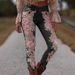 3d Digital Floral Print Jeans For Women – Stretch Straight Leg Pants, Trendy & Comfortable (S-5xl, Multiple Patterns)_mkmklike.com