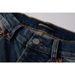 Unisex Cleanfit Stacked Flared Jeans, Vintage Mud-Blue Fade With All-Over Scratches, Breathable Summer Biker Style_mkmklike.com