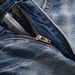 Washed White Jeans Men's Loose Casual Straight Long American Street Style Ins Vintage Distressed Wide Leg Pants_mkmklike.com