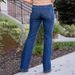 Women's Punk Western Flared Jeans – Retro High-Waisted Bootcut Denim Pants With Distressed Details_mkmklike.com