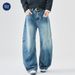 Nordmann Muqiu Men's Clothing | 2025 Autumn New American Style Baggy Scimitar Jeans Unisex Loose Draped Wide-Leg Pants_mkmklike.com