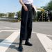 Women's Clothing High Waist Black Loose Wide Leg Jeans For Women Drape Slim Straight Daddy Pants_mkmklike.com