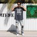Men's High Street Ripped Stretch Skinny Jeans Slim Fit_mkmklike.com