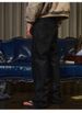 Hand-Brushed Waxed Jeans – Vintage Washed Bootcut Denim With Coated Finish (Straight-Leg, Mid-Rise)_mkmklike.com