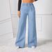 European And American Style High-Waisted Wide-Leg Denim Jeans for Women Loose Retro Drapey Straight Leg Trousers New Summer Fashion_mkmklike.com