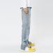 High Street Slim Fit Jeans – Vintage Washed Denim Pants With Gradient Fading & Tapered Leg (S-3XL, Stretch Comfort, Urban Minimalist Style)_mkmklike.com