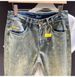 Retro Washed Denim Jeans For Men Casual Stylish Straight Leg Loose Fit Plus Size Tapered Style_mkmklike.com