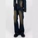 90s Vintage Washed Denim Jeans - Relaxed Fit Wide Leg Clean Aesthetic Distressed Pants For Men & Women (Retro Blue, S-Xxxl)_mkmklike.com