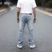 Men's Clothing Men's Retro American Style Jeans Trendy Brand Loose Straight Leg Pants Handsome Versatile Casual Trousers_mkmklike.com