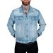 Loom Cross-Border Spring Autumn New Men's Street Style Denim Jacket Solid Color Cotton Coat European And American Plus Size_mkmklike.com