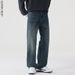 Men's Relaxed Straight-Leg Jeans – Vintage Washed Stretch Denim Pants With High-Street Aesthetic_mkmklike.com