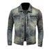 Men's Clothing Spring And Autumn New Denim Jacket Trendy Retro Washed Denim Clothes Short Casual Slim Jacket_mkmklike.com