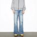 Men's Clothing Light Color Flared Jeans For Men Loose Fit Straight Leg High Street Trendy Brand Versatile Long Pants_mkmklike.com