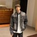 Wasteland Feng Shui Washed Into Old Ash Deconstruction Denim Men's Loose Korean Versatile Rascal Jacket_mkmklike.com