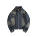 Loom 2025 Spring Autumn Style Design Niche Motorcycle Denim Trendy Brand European And American Street Jacket Couple Versatile_mkmklike.com
