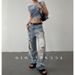 Women's Clothing High Street Hip Hop Ripped Old Retro High Street Jeans_mkmklike.com