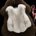 Women's Clothing Fox Fur Vest Women's Winter Vest Ladies Stitching Vest Short Fur Coat_mkmklike.com