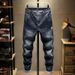 Autumn And Winter New Retro Jeans Men's Kaji American Badge Thick Fat Plus Size Denim Trousers Men's Trend_mkmklike.com