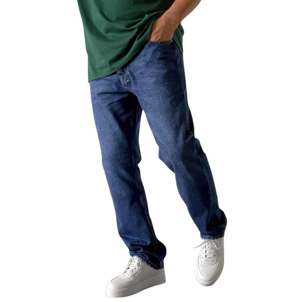 Men's Clothing Loose Casual Fashion Denim Trousers_mkmklike.com