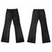 Hand-Brushed Waxed Jeans – Vintage Washed Bootcut Denim With Coated Finish (Straight-Leg, Mid-Rise)_mkmklike.com