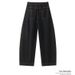 Vintage Blue Denim Jeans For Men - Classic Straight Leg Comfort Fit High Street Fashion Jeans With Button Fly_mkmklike.com