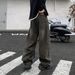 Men's Clothing Washed Distressed Jeans Wide Leg American Streetwear Distressed Jeans – Oversized Straight Fit, Washed & Ripped (S-5XL, 4 Colors)_mkmklike.com